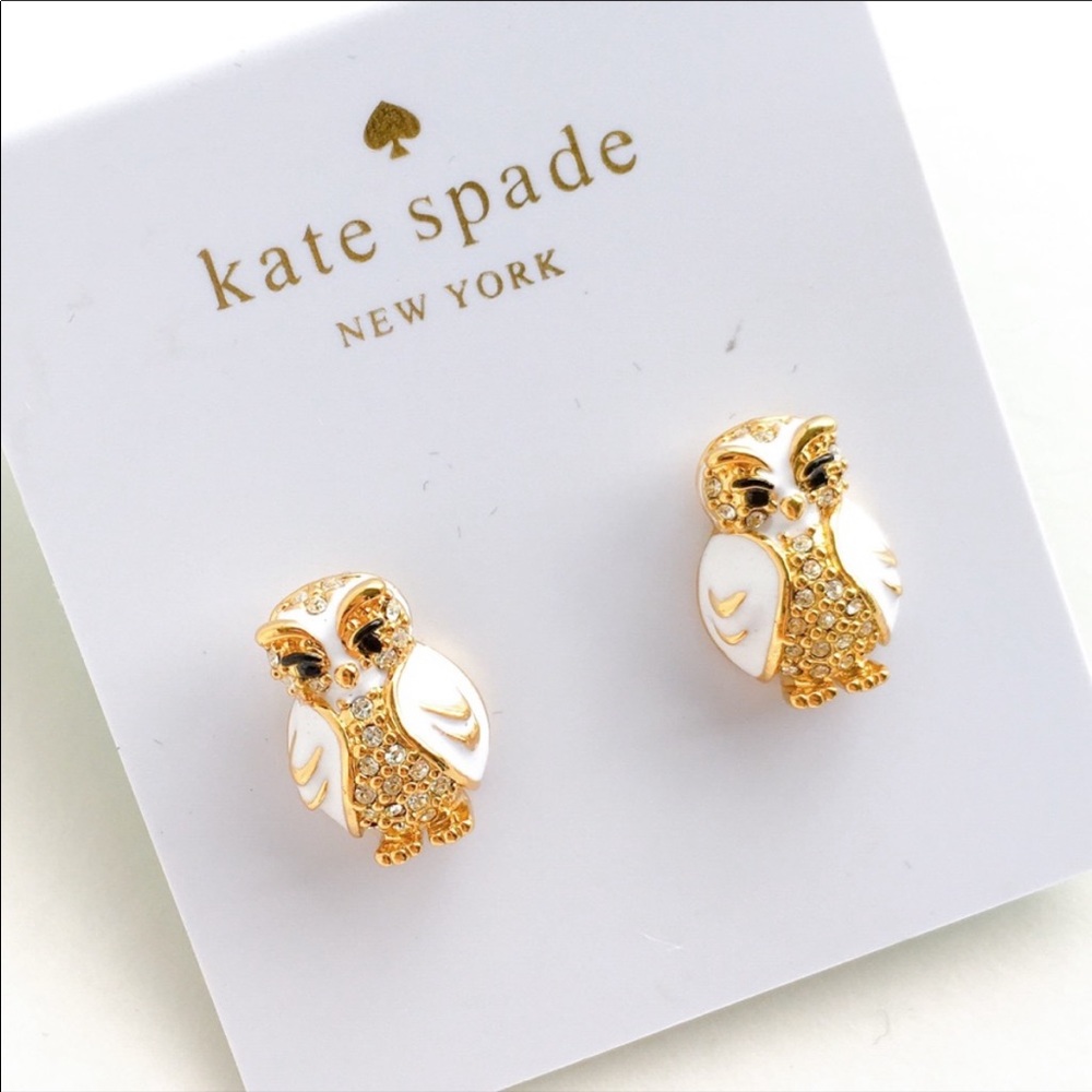 Kate Spade Starbright Owl Earrings - Picture 4 of 5
